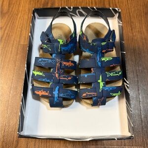 Max + Jake Shark Sandals Boys 7C
